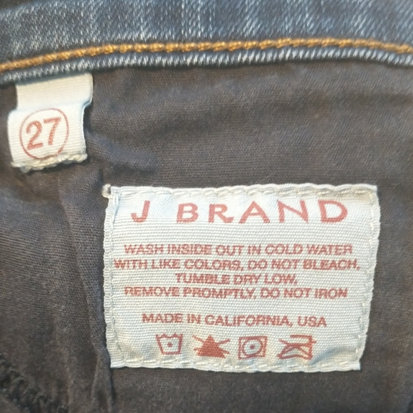 J Brand 27 Skinny Leg Used Inseam Approximately 30 - Picture 2 of 9